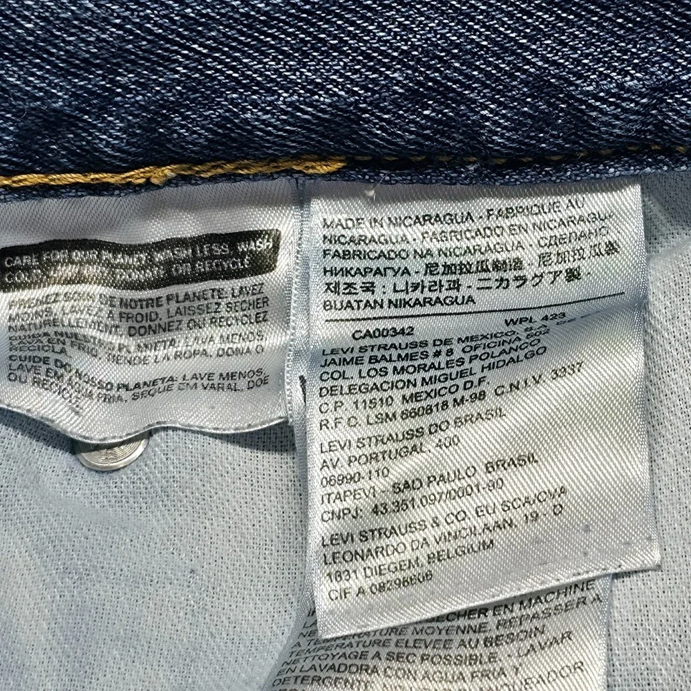 Levi's 517 Bootcut Men's‎ Denim Blue Jeans Size 36x34 Actual 34x34